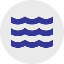 Atlantic Flushing Wave Icon